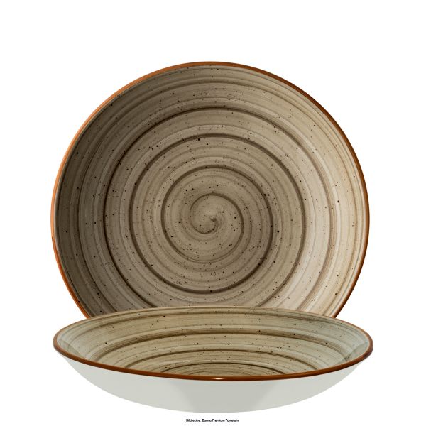 Aura Terrain Bloom Teller tief 25cm - 6 Stück