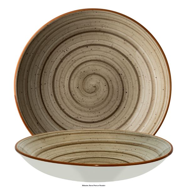 Aura Terrain Bloom Teller tief 28cm - 6 Stück