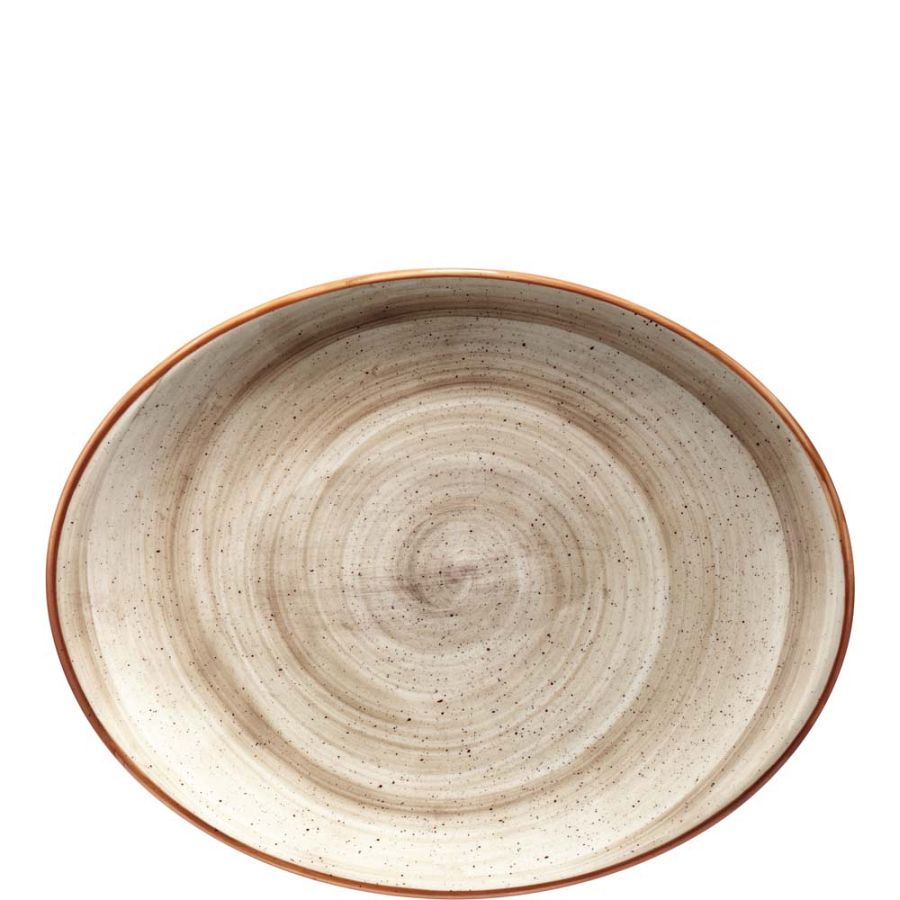 Aura Terrain Moove Platte oval 31x24cm - 6 Stück
