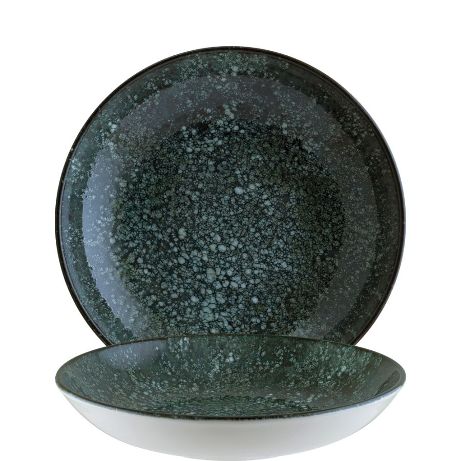 Artikelbild Cosmos Black Bloom Teller tief 23cm - 6 Stück