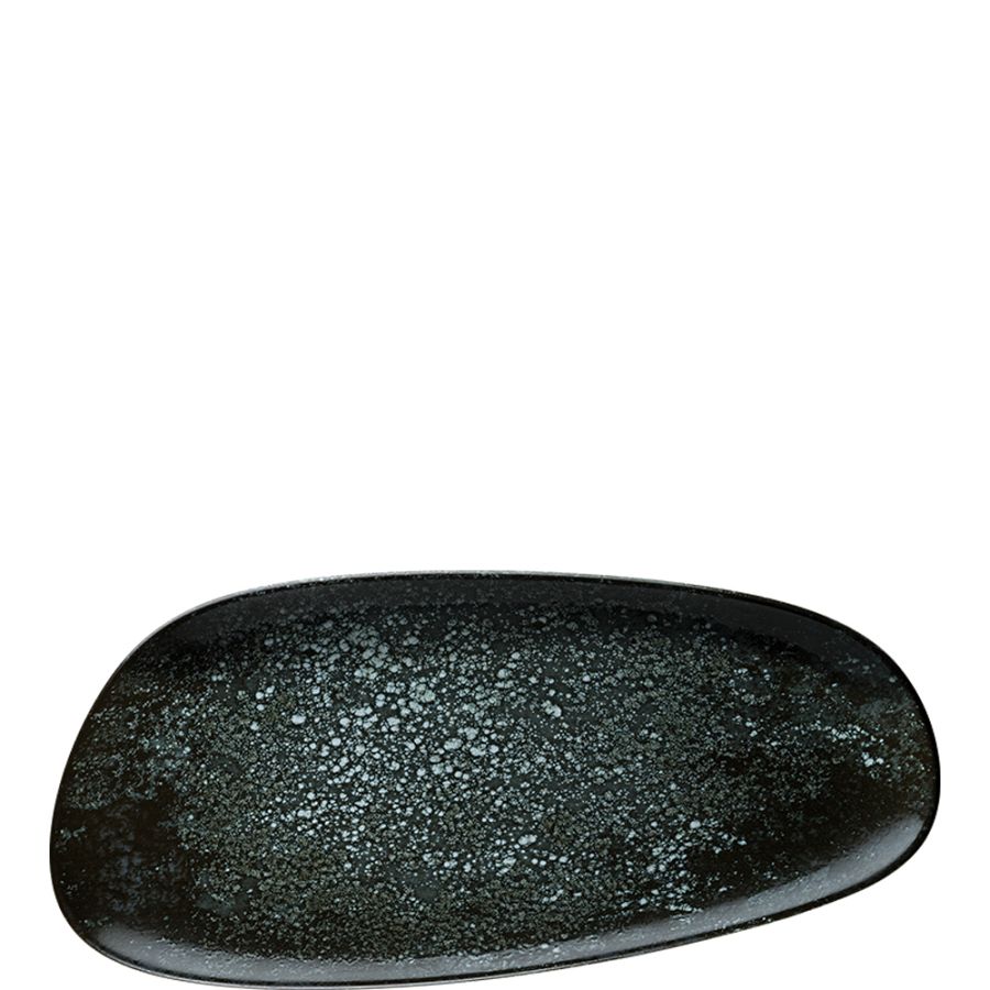 Cosmos Black Vago Platte oval 36cm - 12 Stück