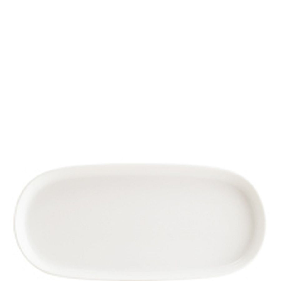 Hygge Cream Platte tief oval 21x10cm - 12 Stück