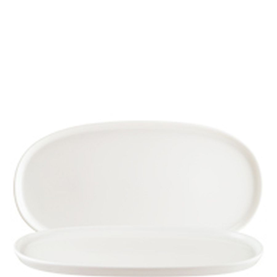 Hygge Cream Platte oval 30x16cm - 6 Stück