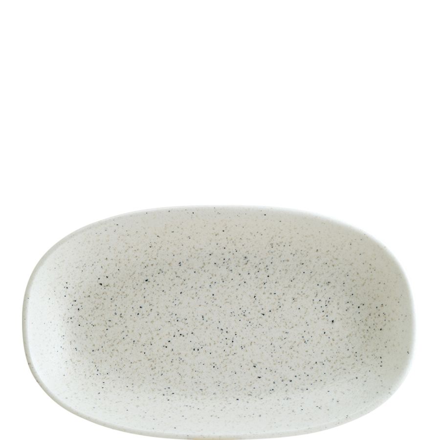 Luca Sand Gourmet Platte oval 15x8,5cm - 12 Stück