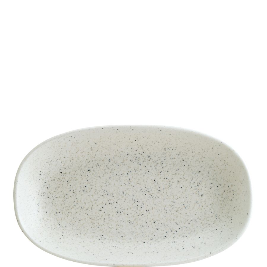 Luca Sand Gourmet Platte oval 19x11cm - 12 Stück