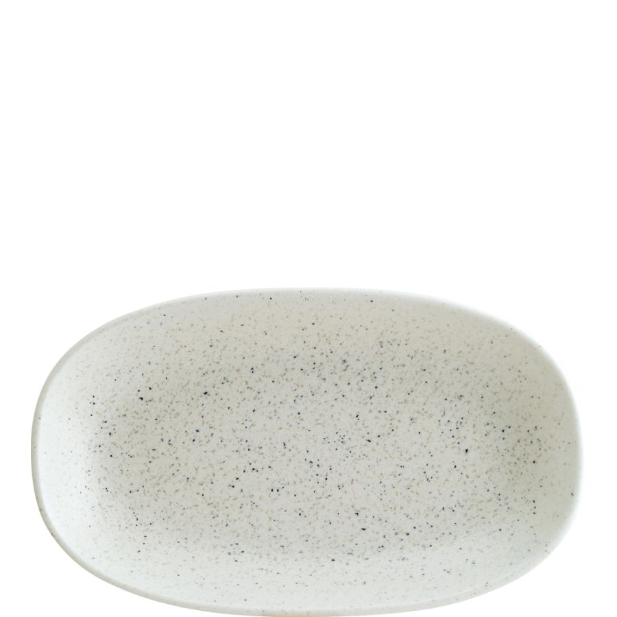 Luca Sand Gourmet Platte oval 24x14cm - 12 Stück