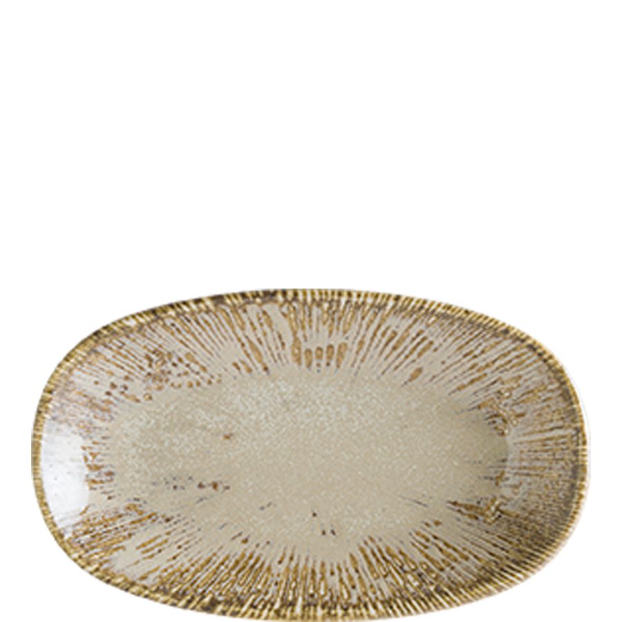 Snell Sand Gourmet Platte oval 15x8,5cm - 12 Stück