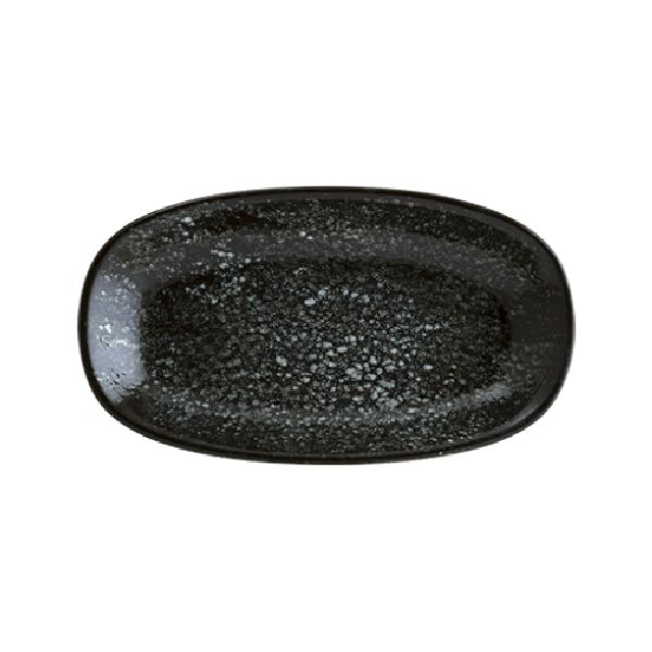 Cosmos Black Gourmet Platte oval 19x11cm - 12 Stück