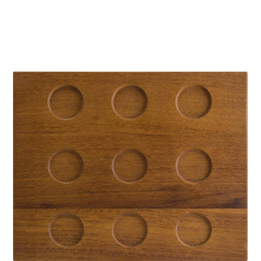 Mood Wood Servierbrett quadr. 31,5x25,5cm - 4 Stück